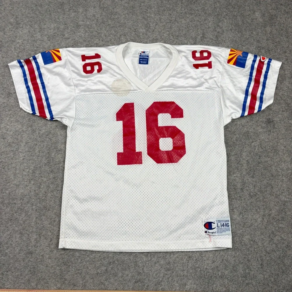 Vintage 90s Champion Arizona Cardinals Jersey Youth Large 14-16 Jake Plummer 16